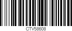 Código de barras (EAN, GTIN, SKU, ISBN): 'CTV58608'