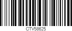 Código de barras (EAN, GTIN, SKU, ISBN): 'CTV58625'