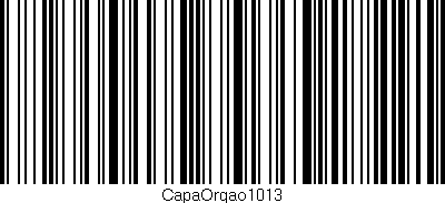 Código de barras (EAN, GTIN, SKU, ISBN): 'CapaOrgao1013'