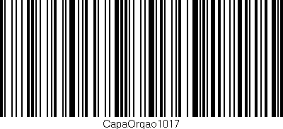Código de barras (EAN, GTIN, SKU, ISBN): 'CapaOrgao1017'