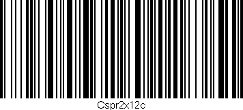 Código de barras (EAN, GTIN, SKU, ISBN): 'Cspr2x12c'