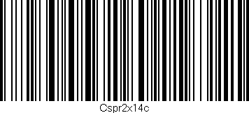 Código de barras (EAN, GTIN, SKU, ISBN): 'Cspr2x14c'