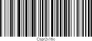 Código de barras (EAN, GTIN, SKU, ISBN): 'Cspr2x16c'
