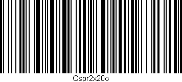 Código de barras (EAN, GTIN, SKU, ISBN): 'Cspr2x20c'