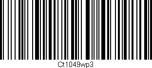 Código de barras (EAN, GTIN, SKU, ISBN): 'Ct1049wp3'