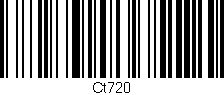 Código de barras (EAN, GTIN, SKU, ISBN): 'Ct720'