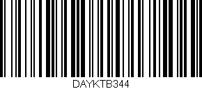 Código de barras (EAN, GTIN, SKU, ISBN): 'DAYKTB344'
