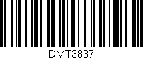 Código de barras (EAN, GTIN, SKU, ISBN): 'DMT3837'