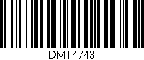 Código de barras (EAN, GTIN, SKU, ISBN): 'DMT4743'