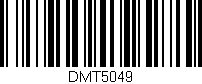 Código de barras (EAN, GTIN, SKU, ISBN): 'DMT5049'