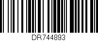 Código de barras (EAN, GTIN, SKU, ISBN): 'DR744893'
