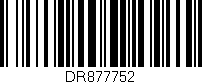 Código de barras (EAN, GTIN, SKU, ISBN): 'DR877752'