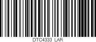Código de barras (EAN, GTIN, SKU, ISBN): 'DTC4333/LAR'