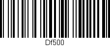 Código de barras (EAN, GTIN, SKU, ISBN): 'Df500'