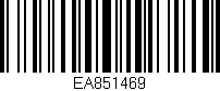 Código de barras (EAN, GTIN, SKU, ISBN): 'EA851469'