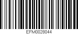 Código de barras (EAN, GTIN, SKU, ISBN): 'EFM0028044'