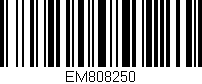 Código de barras (EAN, GTIN, SKU, ISBN): 'EM808250'