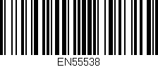 Código de barras (EAN, GTIN, SKU, ISBN): 'EN55538'