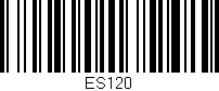 Código de barras (EAN, GTIN, SKU, ISBN): 'ES120'