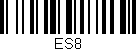 Código de barras (EAN, GTIN, SKU, ISBN): 'ES8'