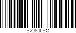 Código de barras (EAN, GTIN, SKU, ISBN): 'EX3500EQ'