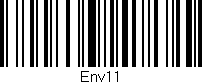 Código de barras (EAN, GTIN, SKU, ISBN): 'Env11'