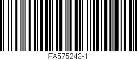 Código de barras (EAN, GTIN, SKU, ISBN): 'FA575243-1'