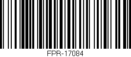 Código de barras (EAN, GTIN, SKU, ISBN): 'FPR-17084'
