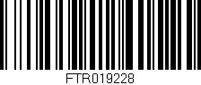 Código de barras (EAN, GTIN, SKU, ISBN): 'FTR019228'