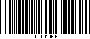 Código de barras (EAN, GTIN, SKU, ISBN): 'FUN-8296-6'