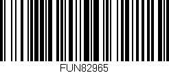 Código de barras (EAN, GTIN, SKU, ISBN): 'FUN82965'