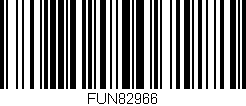 Código de barras (EAN, GTIN, SKU, ISBN): 'FUN82966'