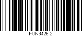 Código de barras (EAN, GTIN, SKU, ISBN): 'FUN8426-2'