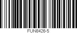 Código de barras (EAN, GTIN, SKU, ISBN): 'FUN8426-5'
