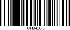 Código de barras (EAN, GTIN, SKU, ISBN): 'FUN8426-6'