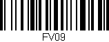 Código de barras (EAN, GTIN, SKU, ISBN): 'FV09'