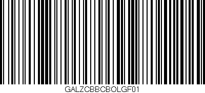 Código de barras (EAN, GTIN, SKU, ISBN): 'GALZCBBCBOLGF01'