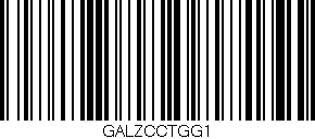 Código de barras (EAN, GTIN, SKU, ISBN): 'GALZCCTGG1'