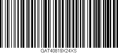 Código de barras (EAN, GTIN, SKU, ISBN): 'GAT40819X24XS'