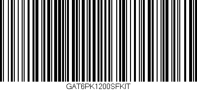 Código de barras (EAN, GTIN, SKU, ISBN): 'GAT6PK1200SFKIT'