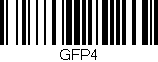 Código de barras (EAN, GTIN, SKU, ISBN): 'GFP4'