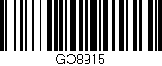 Código de barras (EAN, GTIN, SKU, ISBN): 'GO8915'