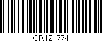Código de barras (EAN, GTIN, SKU, ISBN): 'GR121774'