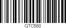 Código de barras (EAN, GTIN, SKU, ISBN): 'GTC560'