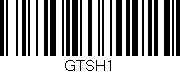 Código de barras (EAN, GTIN, SKU, ISBN): 'GTSH1'
