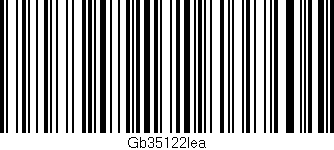 Código de barras (EAN, GTIN, SKU, ISBN): 'Gb35122lea'