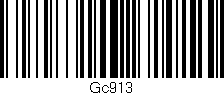 Código de barras (EAN, GTIN, SKU, ISBN): 'Gc913'
