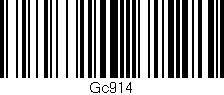 Código de barras (EAN, GTIN, SKU, ISBN): 'Gc914'