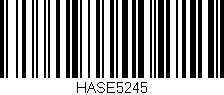 Código de barras (EAN, GTIN, SKU, ISBN): 'HASE5245'