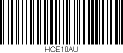 Código de barras (EAN, GTIN, SKU, ISBN): 'HCE10AU'